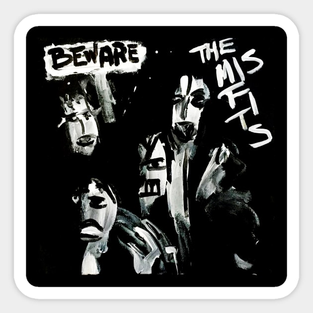 Misfits Sticker by ElSantosWorld